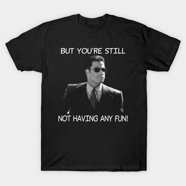 Cage's Vicious Charisma 'Face Off' Film Highlights T-Shirt by Samuel Young Shop